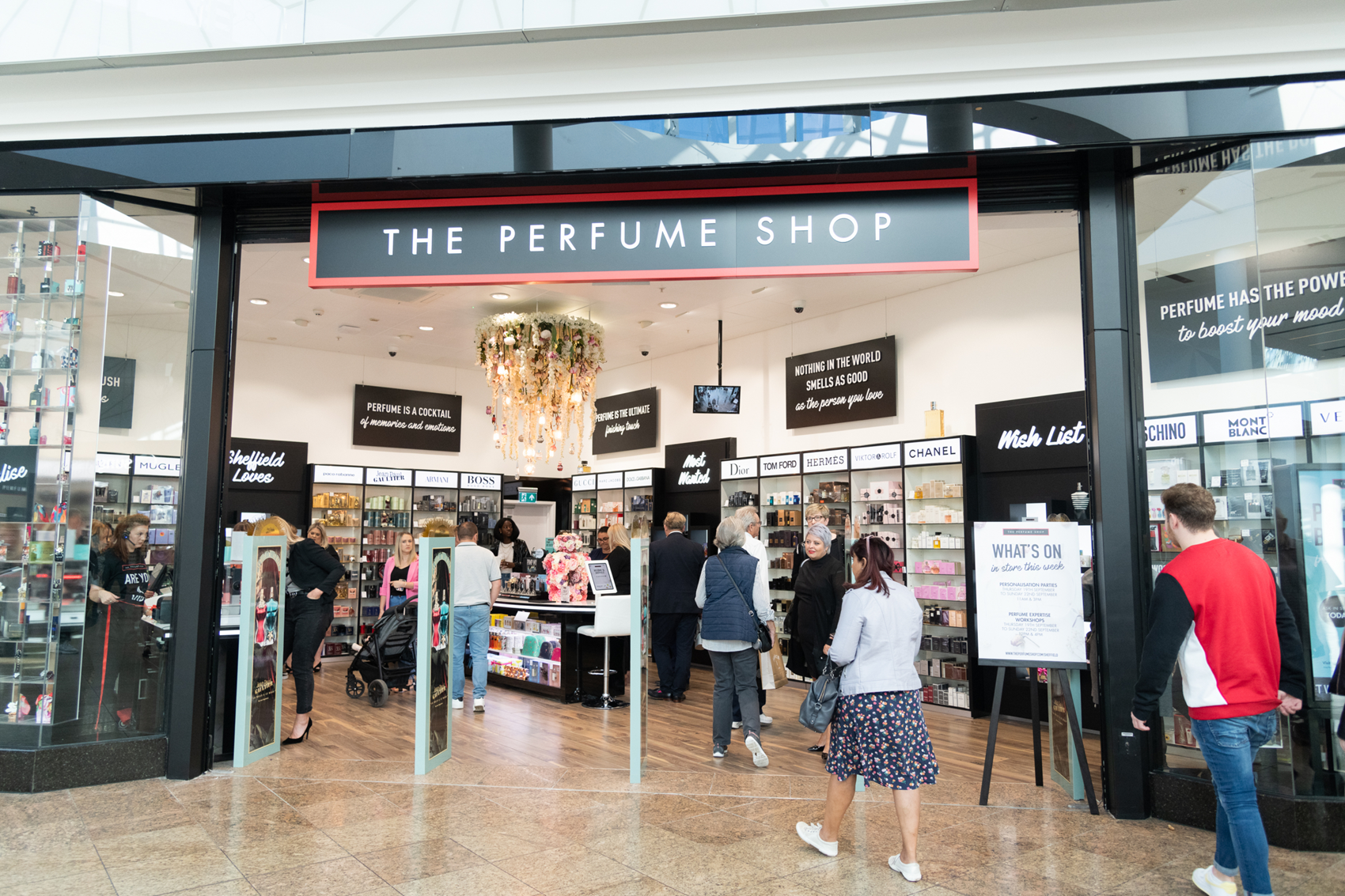 To show an image of a Perfume Shop store